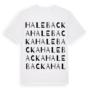 Halebacka ordlek t-shirt – ekologisk bomull t-shirt från Pinshirt