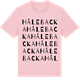 Pink Cotton t-shirt med Hålebacka ordlek t-shirt