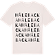Vintage White t-shirt med Hålebacka ordlek t-shirt