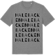 Mid Heather Gray t-shirt med Halebacken ordlek t-shirt