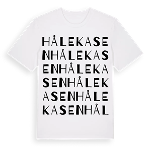 Hålekasen ordlek t-shirt – ekologisk bomull t-shirt från Pinshirt