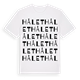Hålet ordlek t-shirt