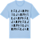 Blue Soul t-shirt med Häljarp ordlek t-shirt