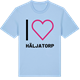 Blue Soul t-shirt med Jag älskar Häljatorp t-shirt stort tryck