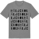 Mid Heather Gray t-shirt med Häljebol ordlek t-shirt