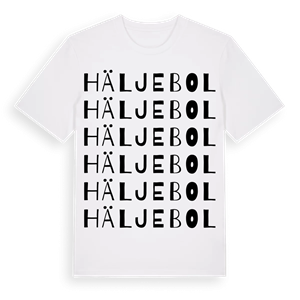 Häljebol ordlek t-shirt – ekologisk bomull t-shirt från PinShirt