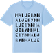 Blue Soul t-shirt med Haljebyn ordlek t-shirt