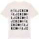 Vintage White t-shirt med Häljered ordlek t-shirt