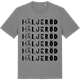 Mid Heather Gray t-shirt med Häljeröd ordlek t-shirt