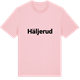 Pink Cotton t-shirt med Häljerud fetstil t-shirt