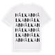Hålkan ordlek t-shirt