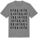 Mid Heather Gray t-shirt med Hälla ordlek t-shirt