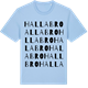 Blue Soul t-shirt med Hallabro ordlek t-shirt