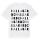 Hallagärde ordlek t-shirt