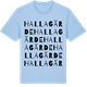 Blue Soul t-shirt med Hallagärde ordlek t-shirt