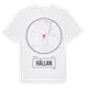 White t-shirt med Hällan t-shirt