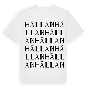 Hällan ordlek t-shirt – ekologisk bomull t-shirt från Pinshirt