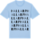 Blue Soul t-shirt med Hallarp ordlek t-shirt