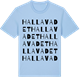 Blue Soul t-shirt med Hallavadet ordlek t-shirt