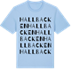 Blue Soul t-shirt med Hallbacken ordlek t-shirt
