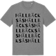 Mid Heather Gray t-shirt med Hällbäcksås ordlek t-shirt