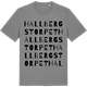 Mid Heather Gray t-shirt med Hallbergstorpet ordlek t-shirt