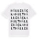 Hällebäckahult ordlek t-shirt