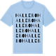Blue Soul t-shirt med Hallebo ordlek t-shirt