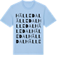 Blue Soul t-shirt med Hälledal ordlek t-shirt