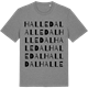 Mid Heather Gray t-shirt med Halledal ordlek t-shirt