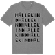 Mid Heather Gray t-shirt med Hällekind ordlek t-shirt