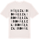 Vintage White t-shirt med Hällekind ordlek t-shirt