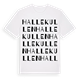 Hallekullen ordlek t-shirt