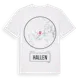 White t-shirt med Hallen t-shirt