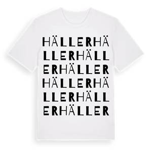 Häller ordlek t-shirt – ekologisk bomull t-shirt från Pinshirt