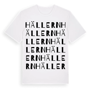 Hällern ordlek t-shirt – ekologisk bomull t-shirt från Pinshirt