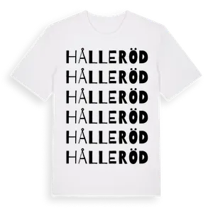 Hålleröd ordlek t-shirt – ekologisk bomull t-shirt från Pinshirt