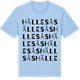 Blue Soul t-shirt med Hällesås ordlek t-shirt