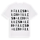 Hällesdalen ordlek t-shirt