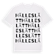 Hälleslätt ordlek t-shirt