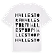 Hallestorp ordlek t-shirt
