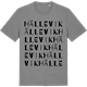 Mid Heather Gray t-shirt med Hällevik ordlek t-shirt