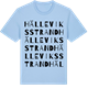 Blue Soul t-shirt med Hälleviksstrand ordlek t-shirt