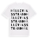 Hälleviksstrand ordlek t-shirt