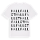 Hallfallet ordlek t-shirt