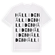 White t-shirt med Hälliden ordlek t-shirt