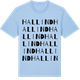 Blue Soul t-shirt med Hallind ordlek t-shirt