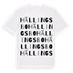 Hällingsbo ordlek t-shirt