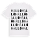 White t-shirt med Hållö ordlek t-shirt