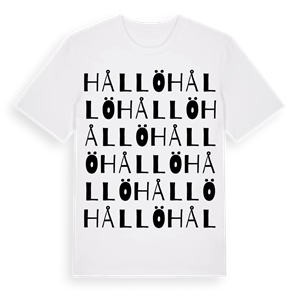 Hållö ordlek t-shirt – ekologisk bomull t-shirt från Pinshirt
